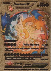 CUSTOM PLASTIC CARD: Charizard V smp 26-43